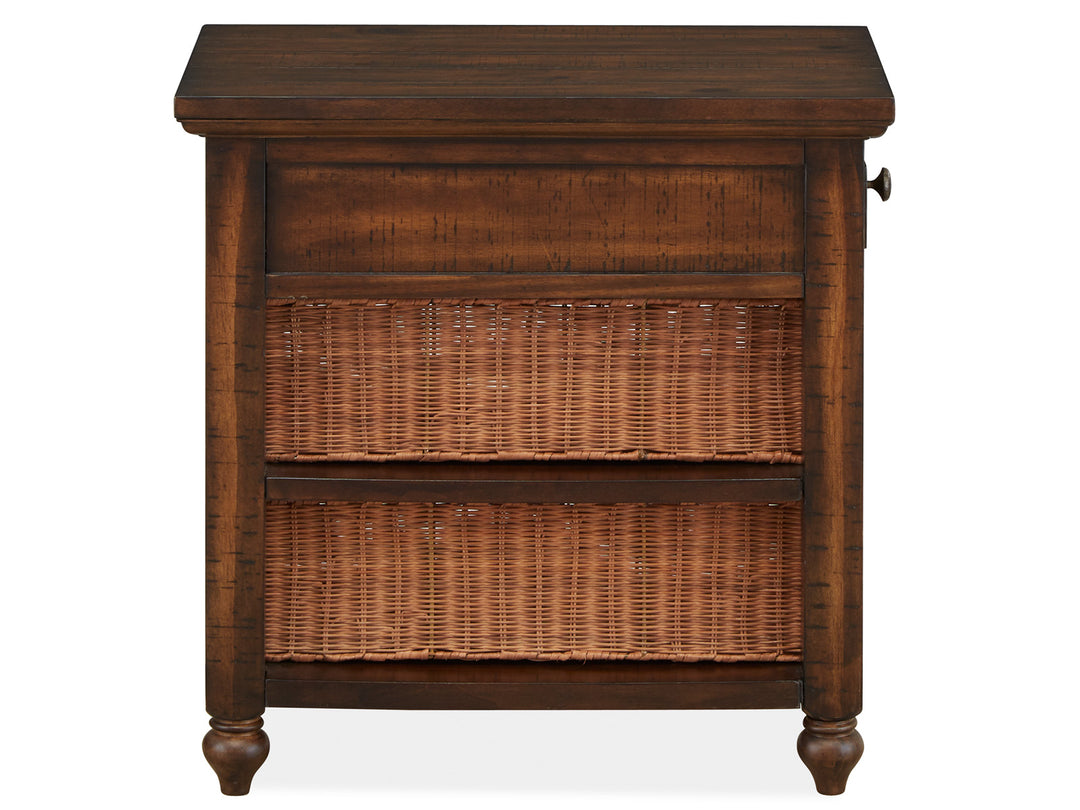 Cottage Lane Coffee Rectangular Chairside End Table - T3521-10
