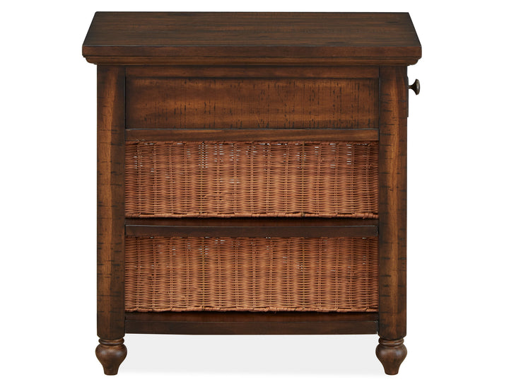 Cottage Lane Coffee Rectangular Chairside End Table - T3521-10