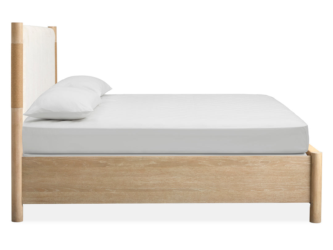 Sunset Cove Sanibel Brown King Panel Upholstered Bed - B5783-65