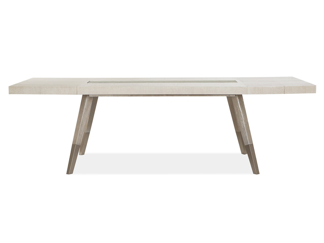 Lenox Acadia White Extendable Rectangular Dining Table - D5490-20