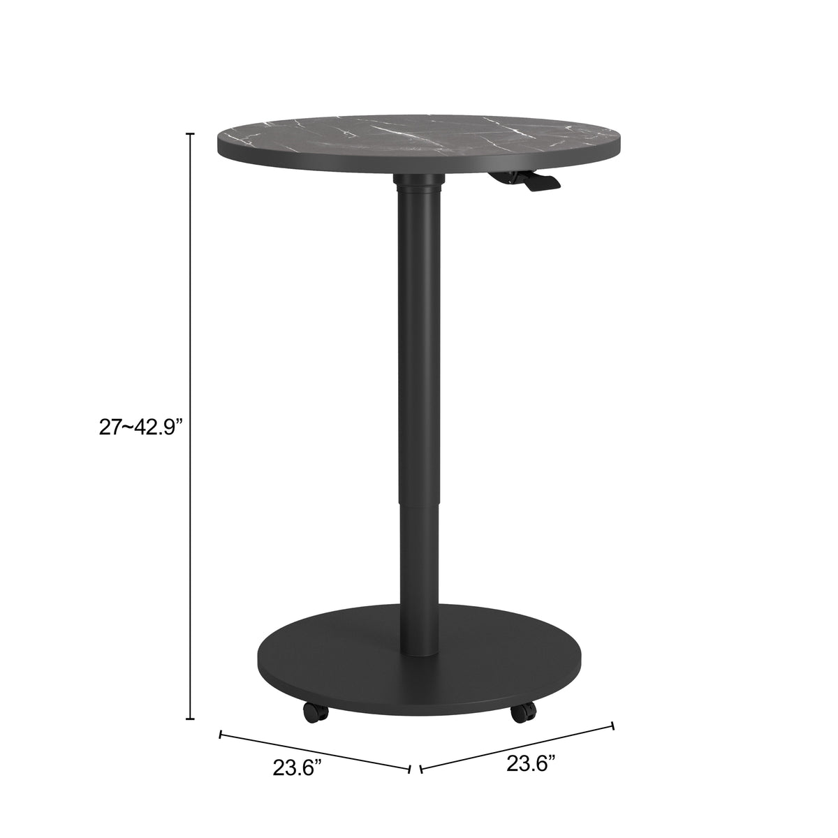 Mule Adjustable Bar Table Black - 111130
