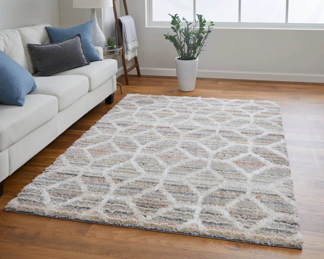Rectangle/Beige-Multi