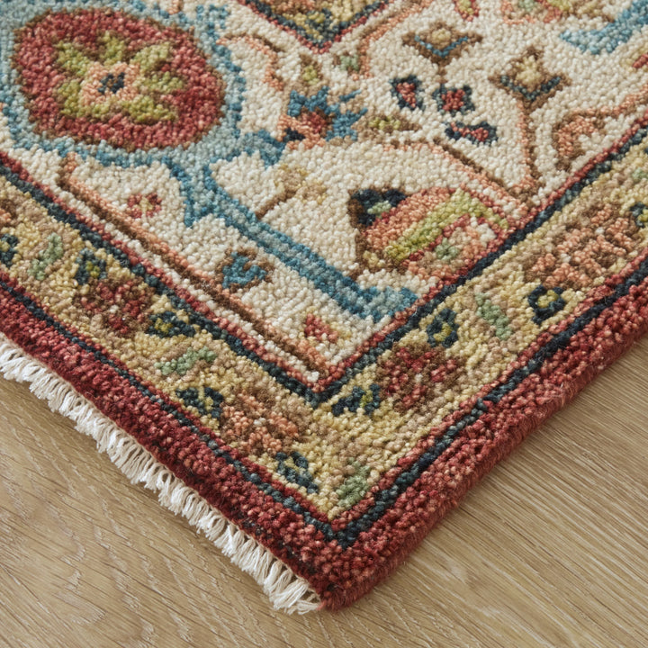 Rectangle/2' x 3'/Rust/Ivory