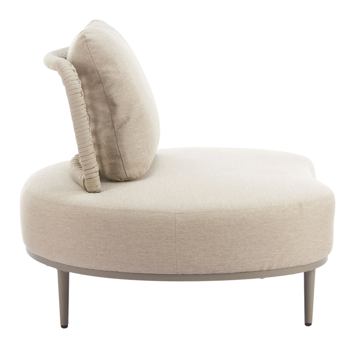 Ruhe Accent Chair Beige - AmericanHomeFurniture