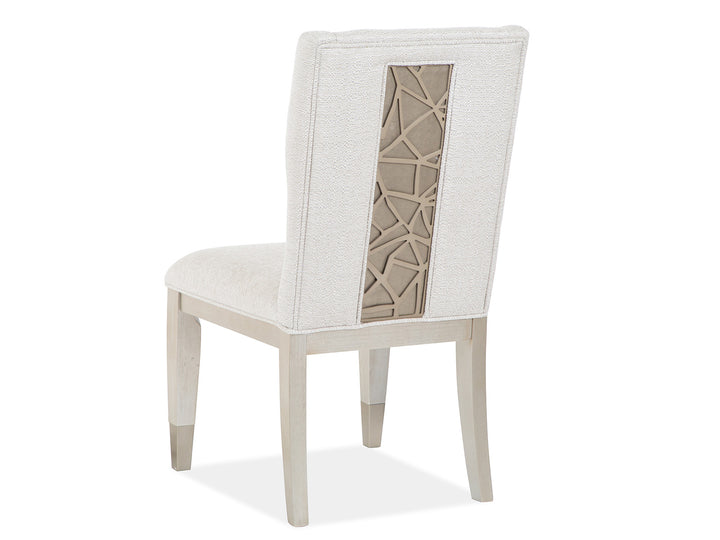 Lenox Acadia White Upholstered Host Chair - Set of 2 - D5490-66