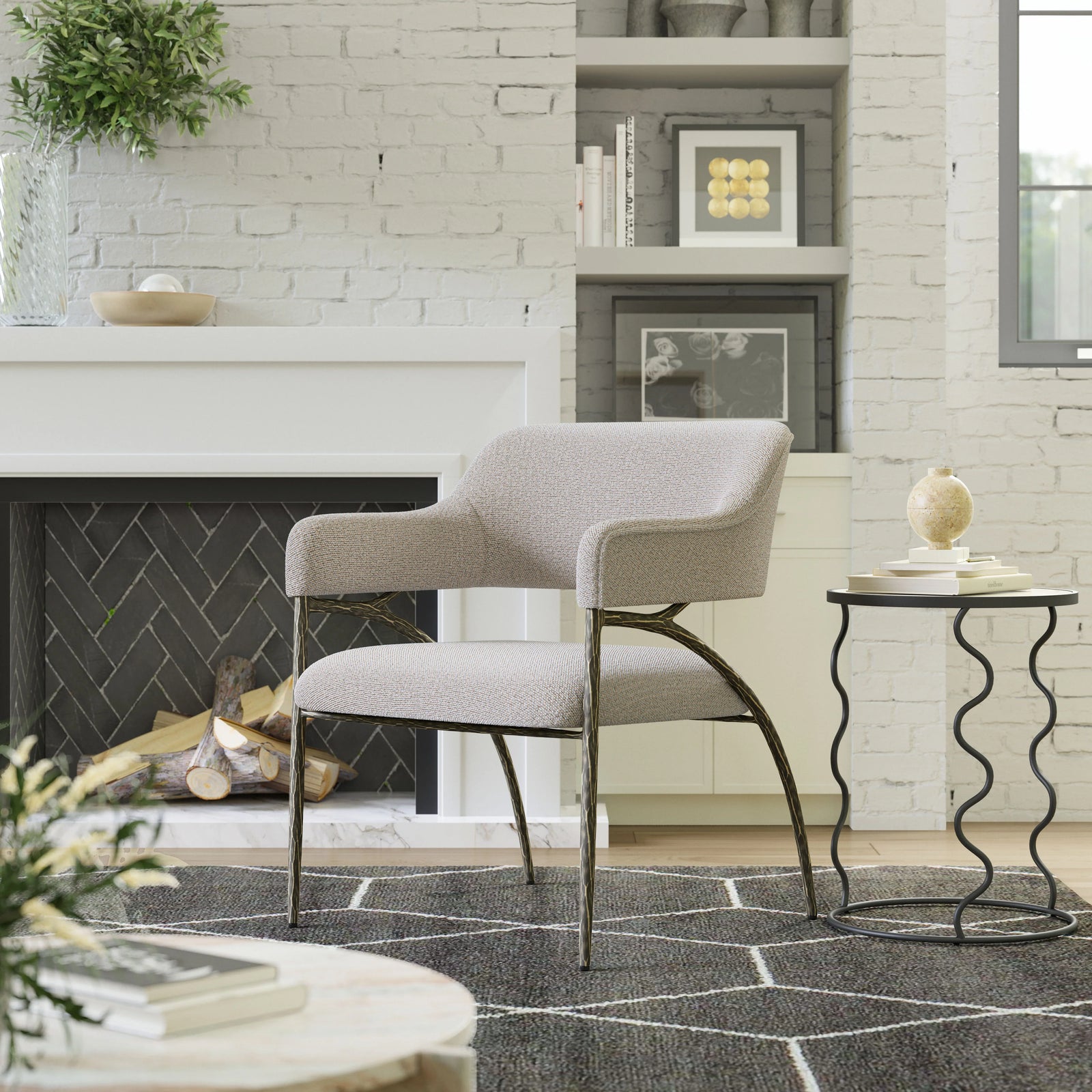 Zuo Vesterboro Accent Chair Gray ACCENT + LOUNGE CHAIRS