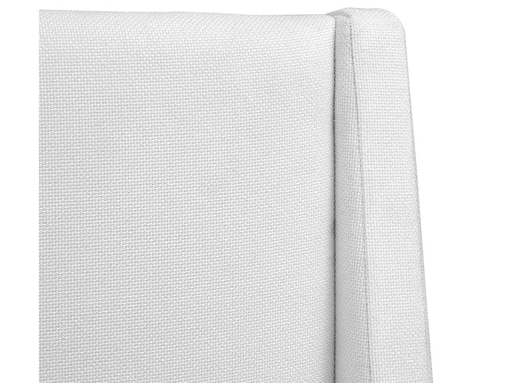 Lindon Belgian Wheat And Coffee Bean King White Upholstered Island Bed - B5570-60W