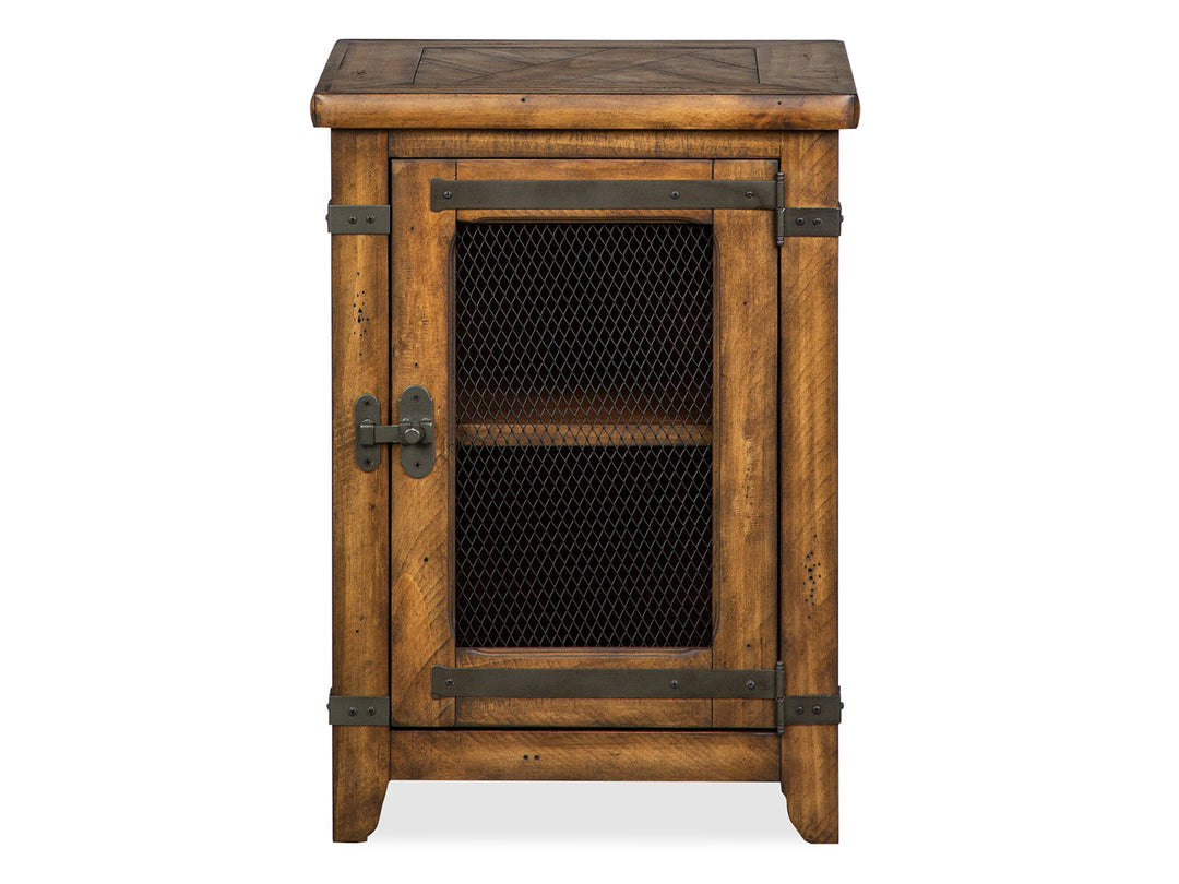 Chesterfield Farmhouse Timber Chairside End Table - T4717-10