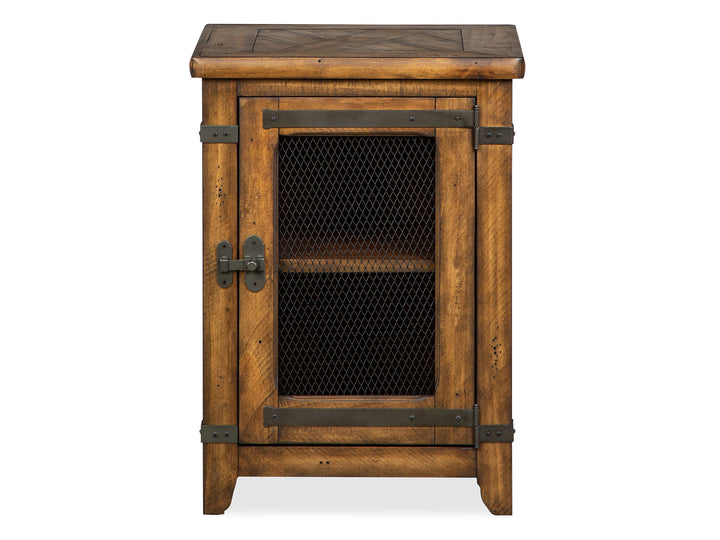 Chesterfield Farmhouse Timber Chairside End Table - T4717-10