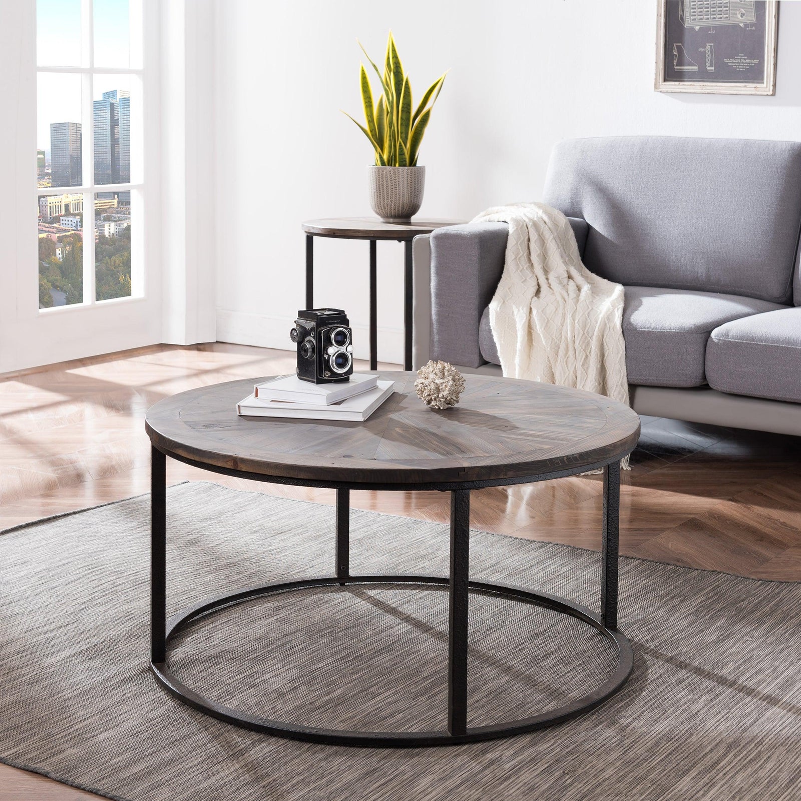 SEI Furniture Landsmill Reclaimed Wood Cocktail Table COFFEE TABLES