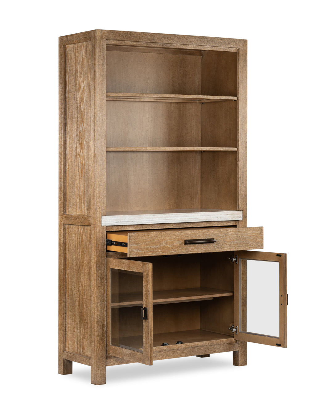 Plum Creek Sierra Brown Display Cabinet - D5768-08
