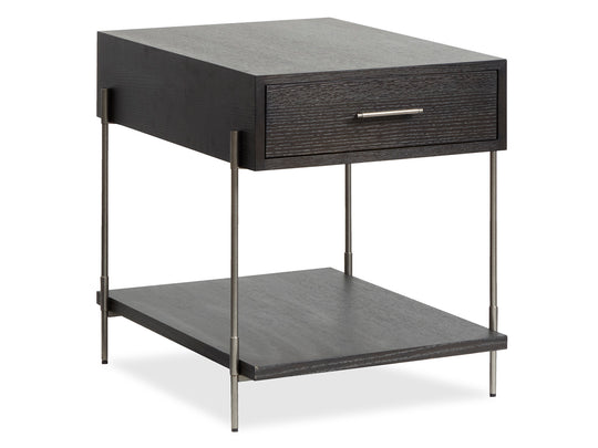 Spencer Dark Briarsmoke Rectangular End Table - T5897-03