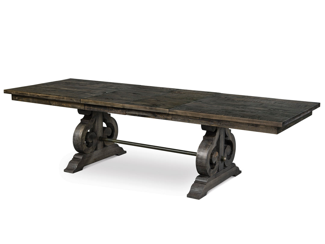 Bellamy Peppercorn Extendable Rectangular Dining Table - D2491-20