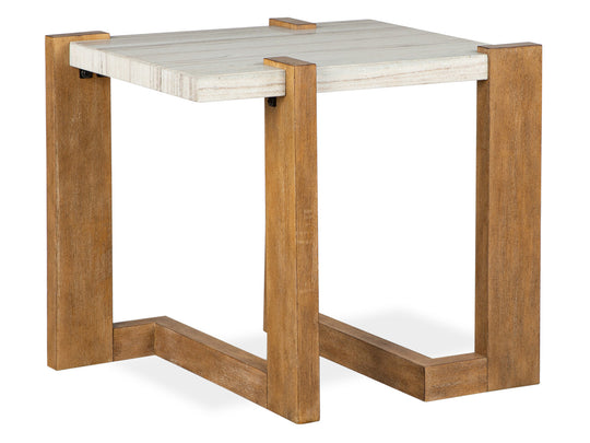 Carrington Honey Wheat Rectangular End Table - T5930-03