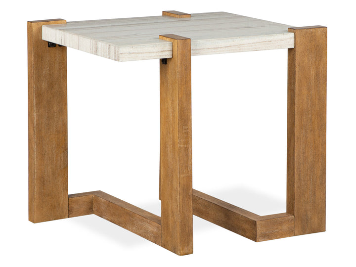 Carrington Honey Wheat Rectangular End Table - T5930-03