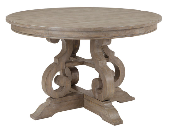 Tinley Park Dove Tail Grey 48" Round Dining Table - D4646-22