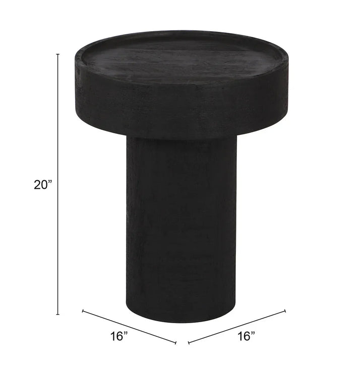 Watson Side Table Black - AmericanHomeFurniture