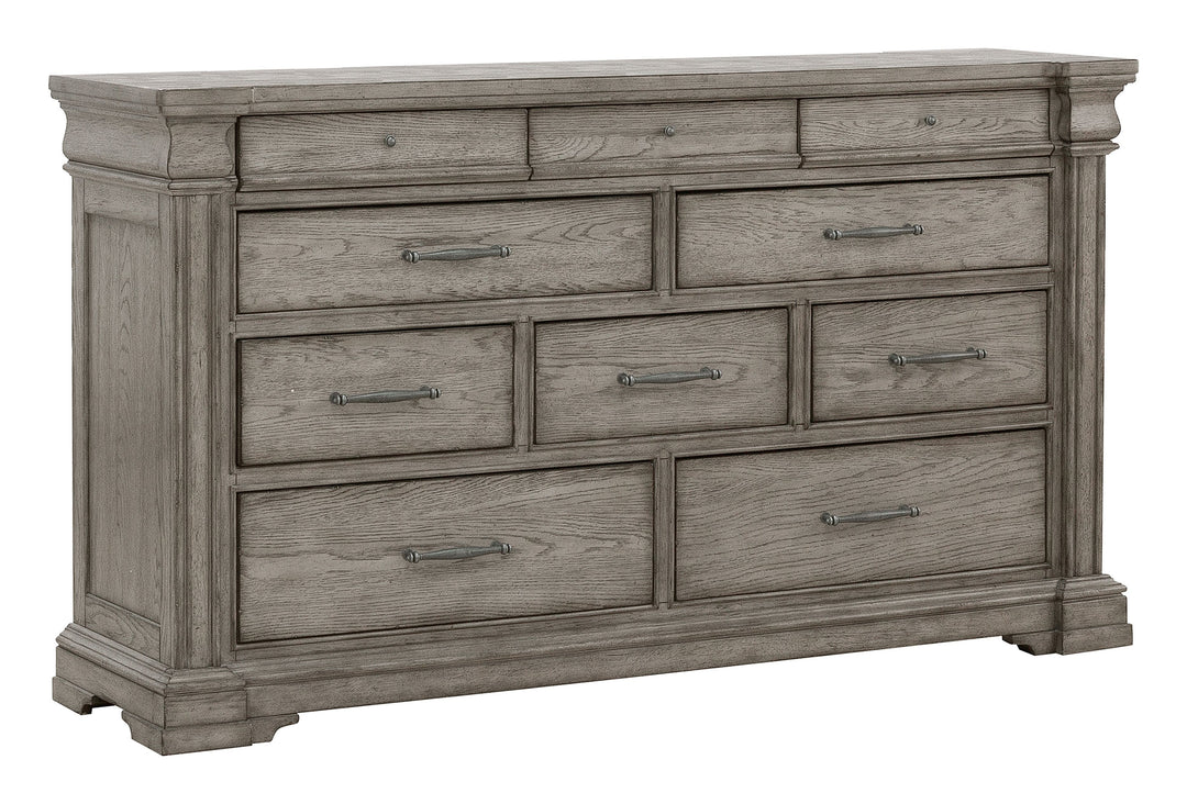 Madison Ridge Heritage Taupe 10 Drawer Dresser - P091100
