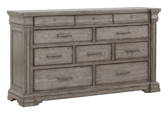 Madison Ridge Heritage Taupe 10 Drawer Dresser - P091100