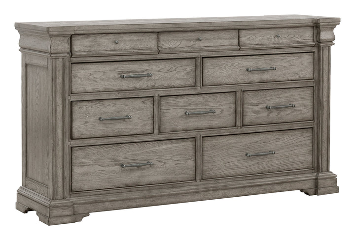Madison Ridge Heritage Taupe 10 Drawer Dresser - P091100
