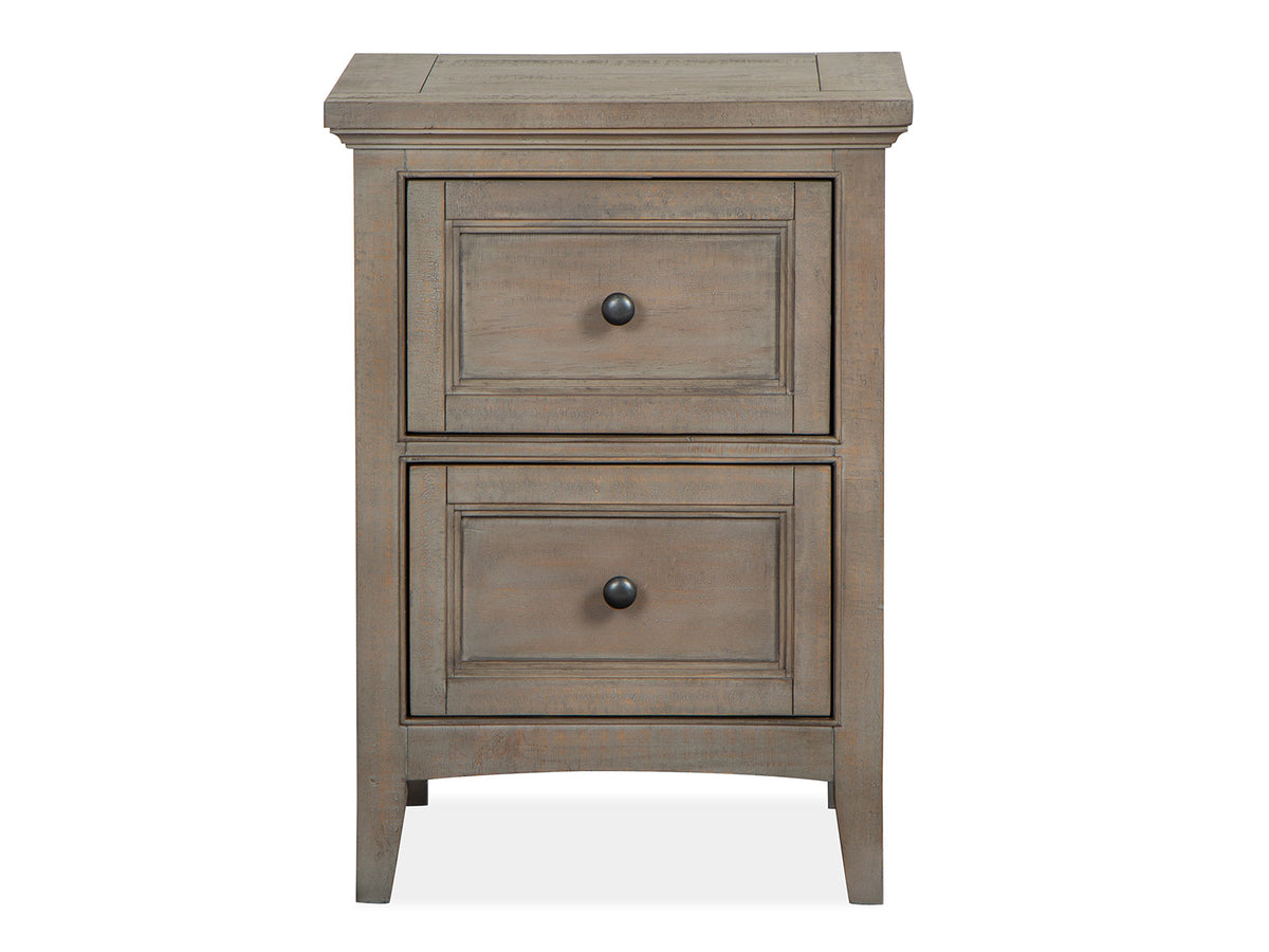 Paxton Place Dovetail Grey Small Drawer Nightstand - B4805-06
