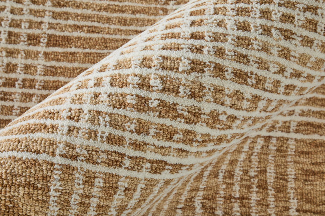 Rectangle/5' x 8'/Camel/Ivory