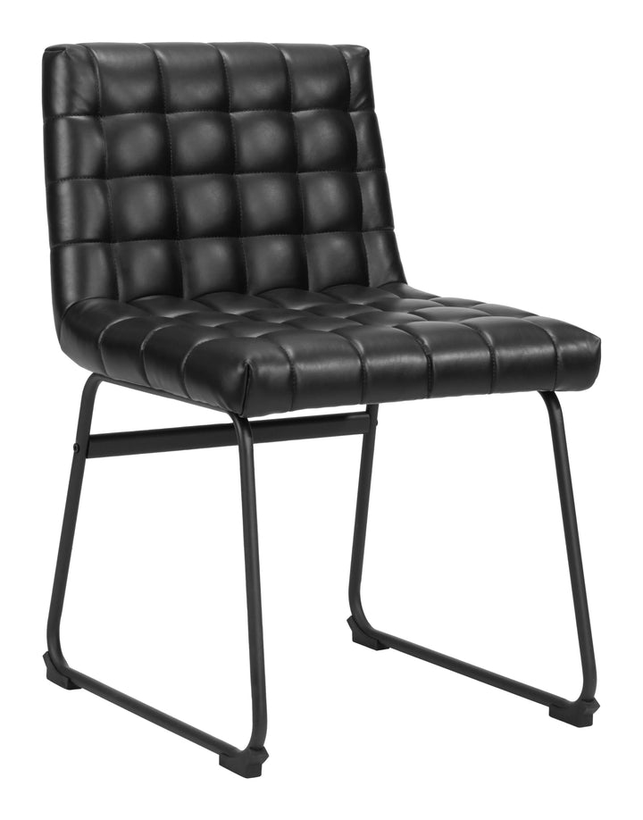 Pago Dining Chair (Set of 2) Black - AmericanHomeFurniture