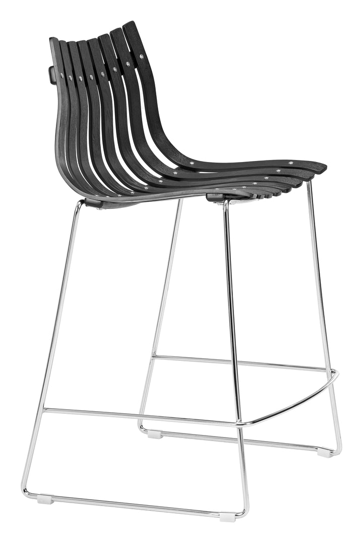 Beaufort Counter Stool (Set of 2) Black - 111177