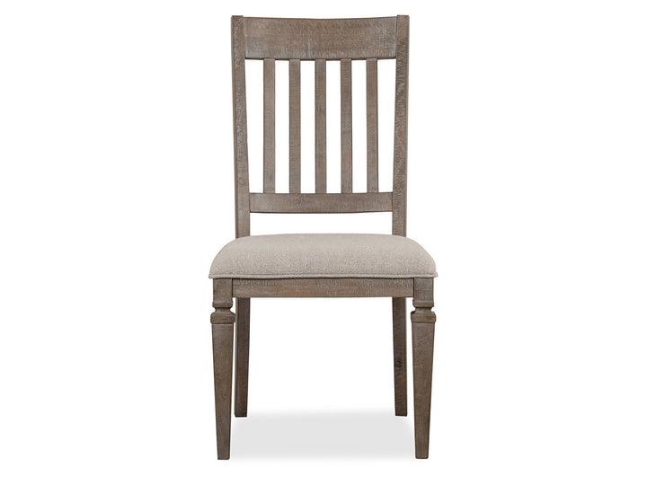 Lancaster Dovetail Grey Upholstered Side Chair - Set of 2 - D4352-62