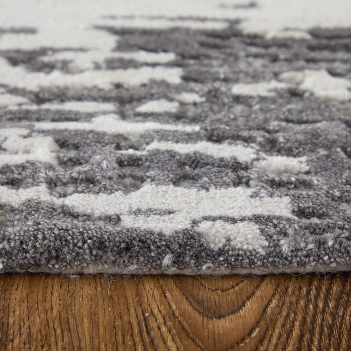 Rectangle/2' x 3'/Ivory/Charcoal