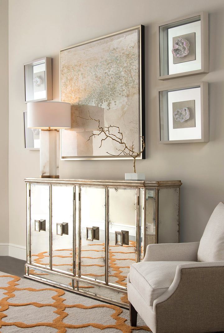 Juno Foxed Mirror Credenza