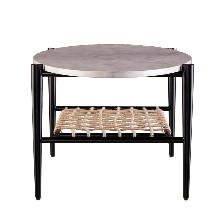 American Home Furniture | SEI Furniture - Holly & Martin Relckin Faux Marble Cocktail Table