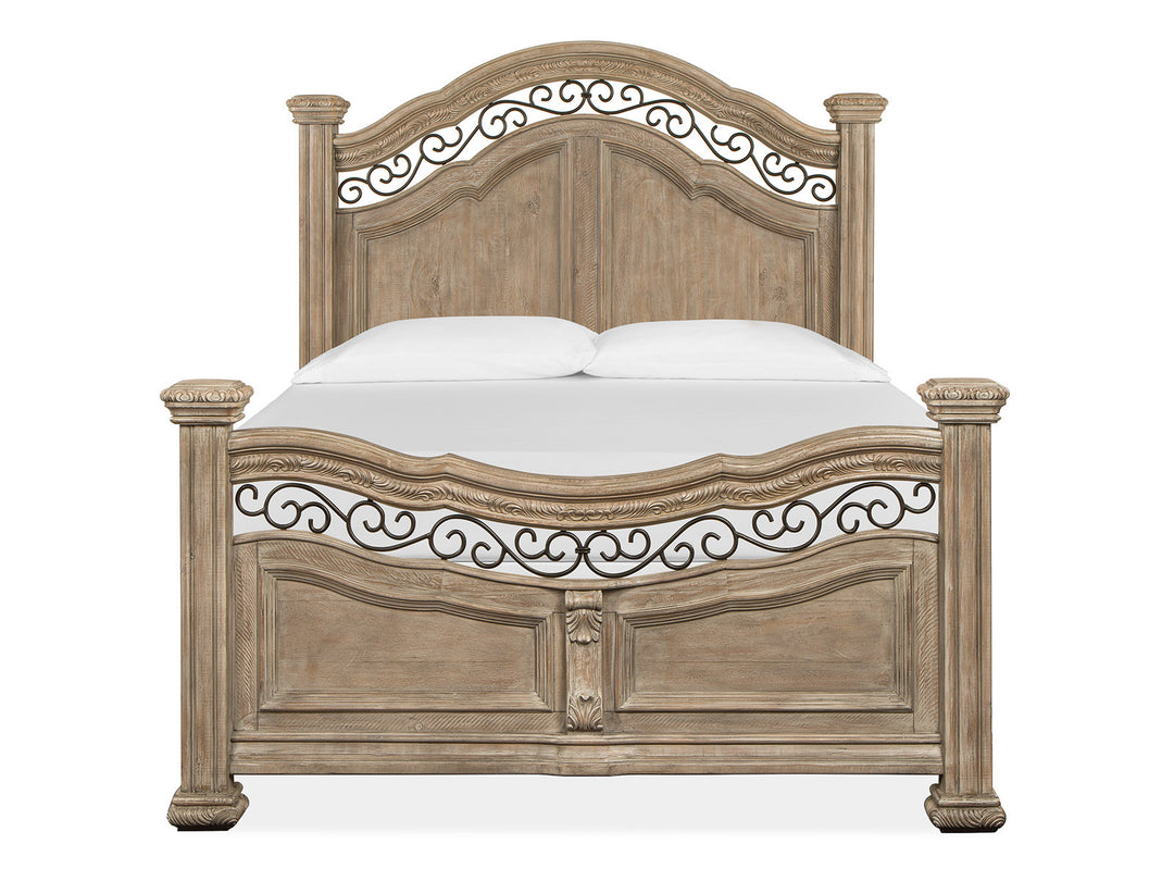 Marisol Fawn Queen Panel Bed - B5132-54
