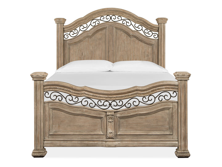 Marisol Fawn Queen Panel Bed - B5132-54