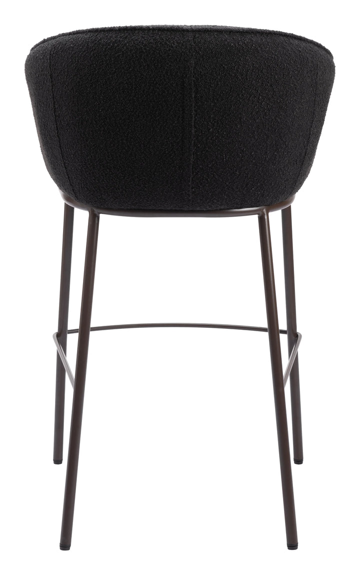 Essen Barstool Black & Bronze - AmericanHomeFurniture