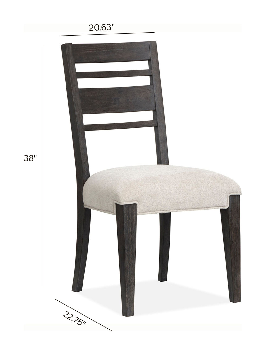 Plum Creek Ravenwood Black Side Chair - Set of 2 - D5990-62