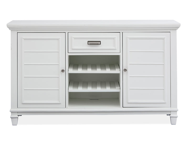 Charleston White Dove White Server - D5611-15WH