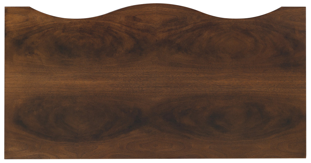 19.00"D x 34.00"W x 30.00"H/Dark Wood-Walnut Swirl and Oak Veneer