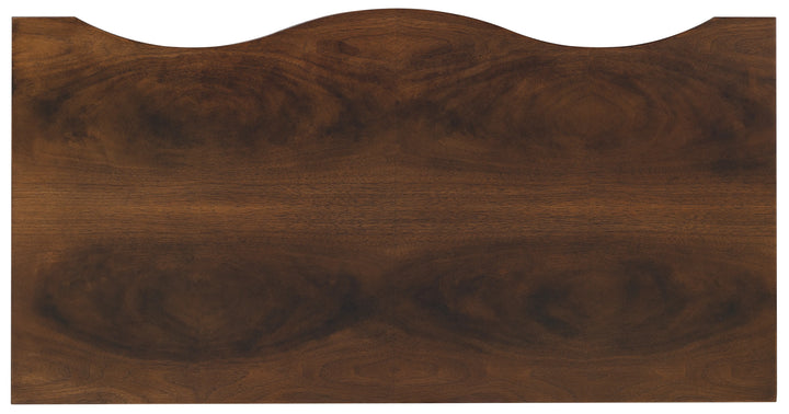 19.00"D x 34.00"W x 30.00"H/Dark Wood-Walnut Swirl and Oak Veneer