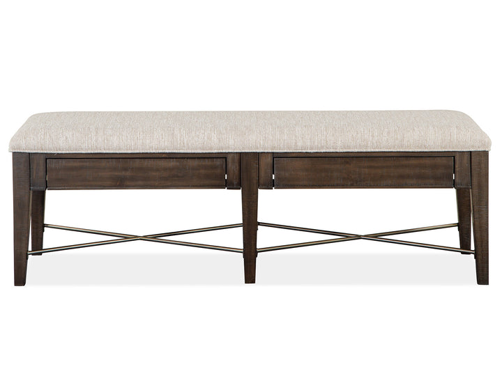 Westley Falls Graphite Upholstered Bench - D4399-68
