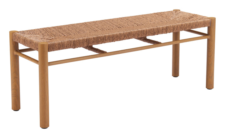 Iska Bench Natural - AmericanHomeFurniture