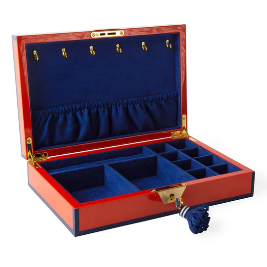 Jonathan Adler Eden Lacquer Jewelry Box DECORATIVE BASKETS + BOXES