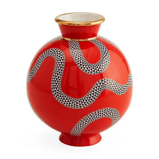 Jonathan Adler Eden Round Vase VASES, JARS, + BOTTLES