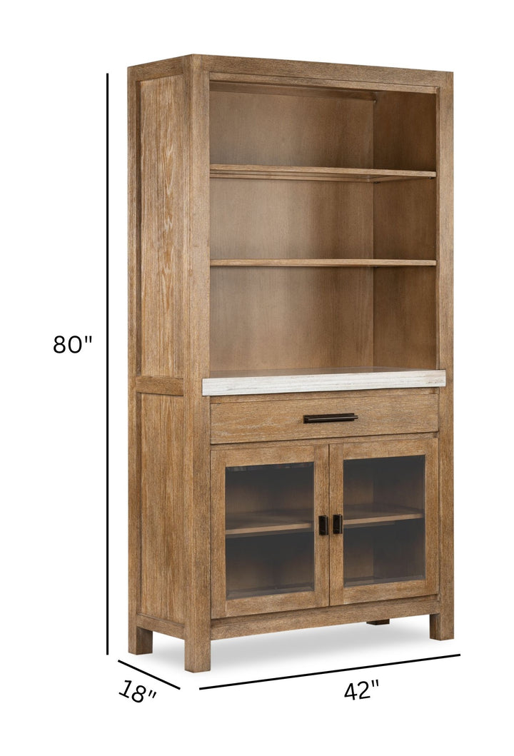 Plum Creek Sierra Brown Display Cabinet - D5768-08