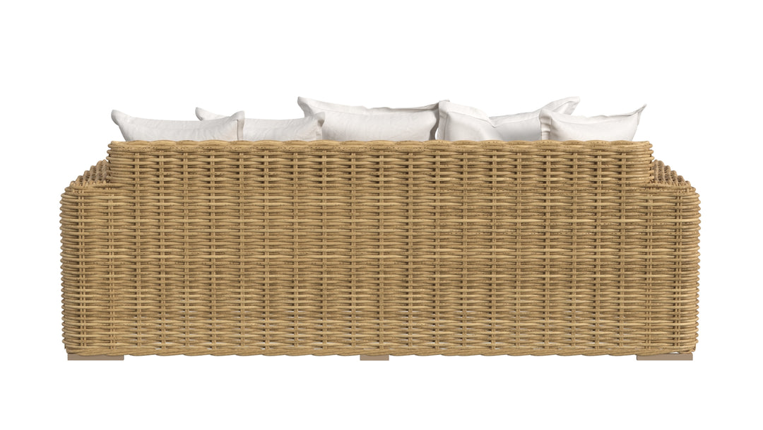 Playa Loveseat in Soothe Pearl w/ Flange Welt