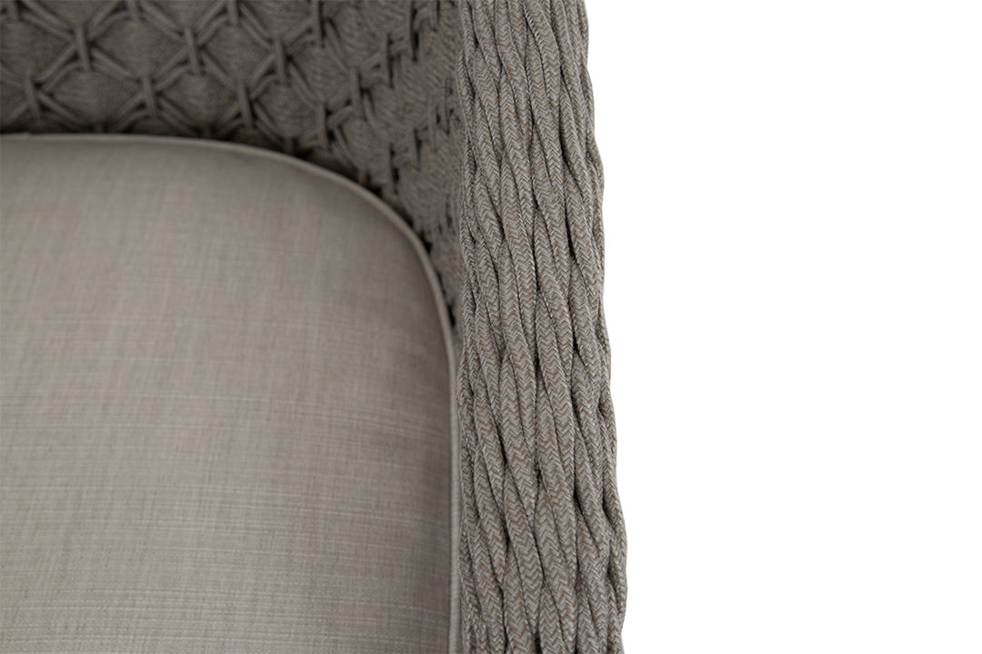 Marbella Dining Chair in Dupione Celeste, No Welt