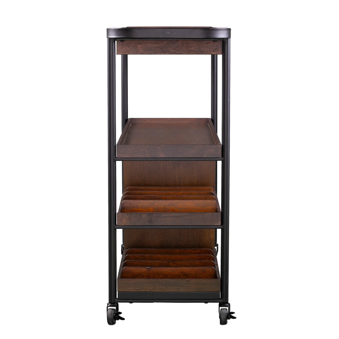 Tonsley Rolling Wine Cart - AmericanHomeFurniture