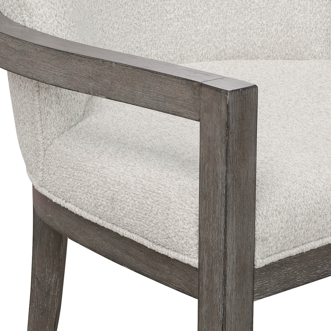 Anderson Park Moose Trail And Frontier Brown Upholstered Host Chair - P402275
