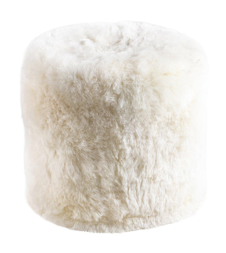 Icelandic Shearling Tuffet - AmericanHomeFurniture