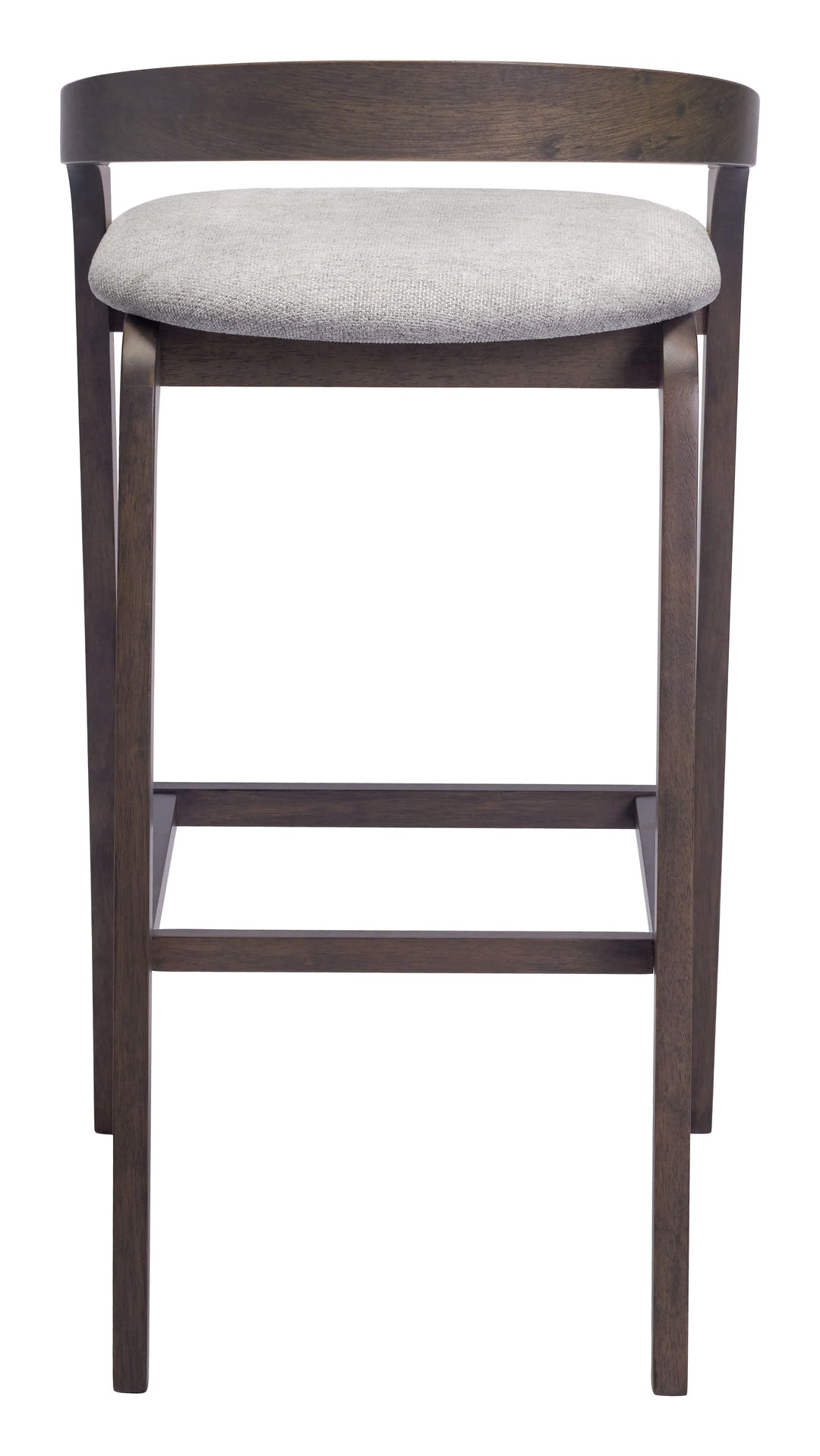 Troy Barstool (Set of 2) Dove Gray & Espresso - AmericanHomeFurniture